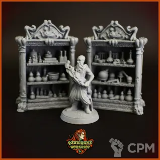 Описание картинки Алхимические шкафы от Gabrigame_Terrain по цене 690руб | Свободный Рынок Миниатюр - СРМ