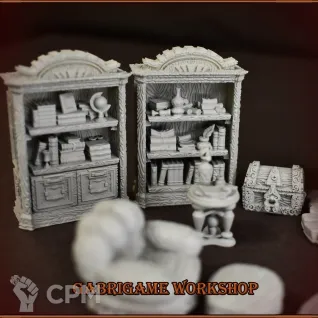 Описание картинки Комната с камином от Gabrigame_Terrain по цене 1 670руб | Свободный Рынок Миниатюр - СРМ