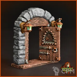Описание картинки Входная дверь от Gabrigame_Terrain по цене 410руб | Свободный Рынок Миниатюр - СРМ
