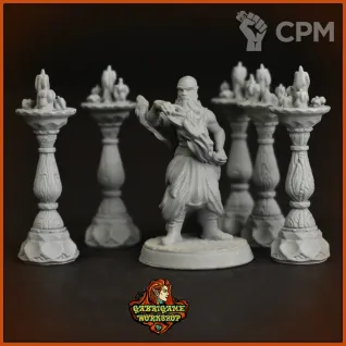 Описание картинки Канделябры 2 от Gabrigame_Terrain по цене 350руб | Свободный Рынок Миниатюр - СРМ