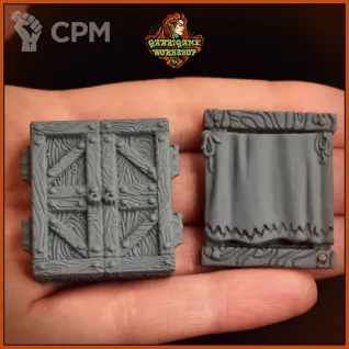 Описание картинки Окна (2шт.) от Gabrigame_Terrain по цене 450руб | Свободный Рынок Миниатюр - СРМ