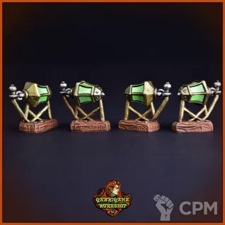 Описание картинки Фонари (4шт) от Gabrigame_Terrain по цене 480руб | Свободный Рынок Миниатюр - СРМ