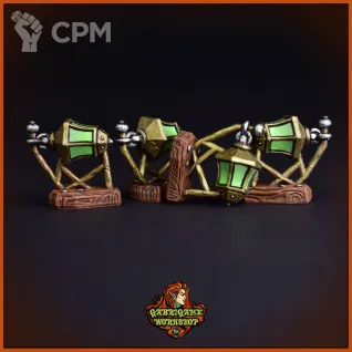 Описание картинки Фонари (4шт) от Gabrigame_Terrain по цене 480руб | Свободный Рынок Миниатюр - СРМ