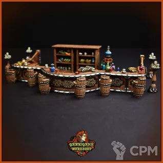Описание картинки Большой набор для таверны от Gabrigame_Terrain по цене 2 370руб | Свободный Рынок Миниатюр - СРМ