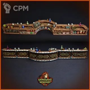 Описание картинки Барная стойка от Gabrigame_Terrain по цене 1 450руб | Свободный Рынок Миниатюр - СРМ