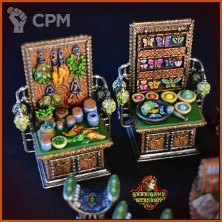 Описание картинки Комната алхимических экспериментов от Gabrigame_Terrain по цене 1 670руб | Свободный Рынок Миниатюр - СРМ