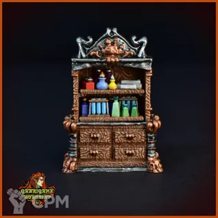 Описание картинки Сервант алхимический от Gabrigame_Terrain по цене 370руб | Свободный Рынок Миниатюр - СРМ