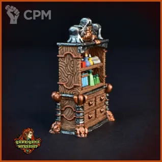 Описание картинки Сервант алхимический от Gabrigame_Terrain по цене 370руб | Свободный Рынок Миниатюр - СРМ