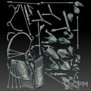 Описание картинки Vanari Starhard Ballista (Scan) от AxeL's Forge по цене 450руб | Свободный Рынок Миниатюр - СРМ