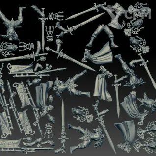 Описание картинки Vanari Bladelords (Scan) от AxeL's Forge по цене 550руб | Свободный Рынок Миниатюр - СРМ