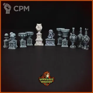 Описание картинки Садово-парковые скульптуры от Gabrigame_Terrain по цене 570руб | Свободный Рынок Миниатюр - СРМ
