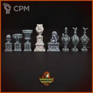 Описание картинки Садово-парковые скульптуры от Gabrigame_Terrain по цене 570руб | Свободный Рынок Миниатюр - СРМ