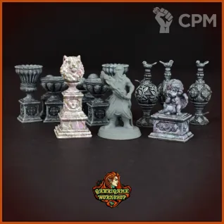 Описание картинки Садово-парковые скульптуры от Gabrigame_Terrain по цене 570руб | Свободный Рынок Миниатюр - СРМ