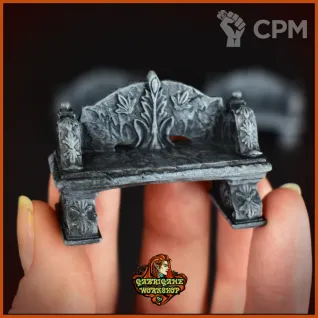 Описание картинки Парковые скамейки от Gabrigame_Terrain по цене 590руб | Свободный Рынок Миниатюр - СРМ