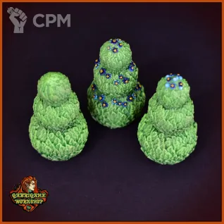 Описание картинки Декоративные кусты, тройные от Gabrigame_Terrain по цене 790руб | Свободный Рынок Миниатюр - СРМ
