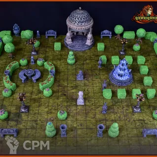 Описание картинки Графские сады от Gabrigame_Terrain по цене 7 900руб | Свободный Рынок Миниатюр - СРМ
