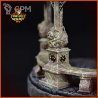 Описание картинки Ротонда с тиграми от Gabrigame_Terrain по цене 2 510руб | Свободный Рынок Миниатюр - СРМ