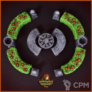 Описание картинки Уголок парка от Gabrigame_Terrain по цене 970руб | Свободный Рынок Миниатюр - СРМ