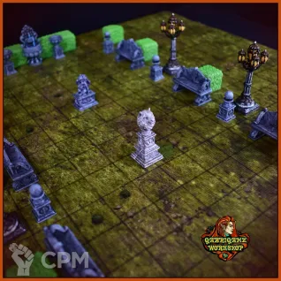 Описание картинки Аллея от Gabrigame_Terrain по цене 1 900руб | Свободный Рынок Миниатюр - СРМ