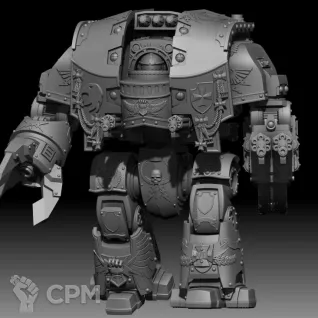 Описание картинки space marines Leviathan Dreadnought от Destr по цене 2 000руб | Свободный Рынок Миниатюр - СРМ