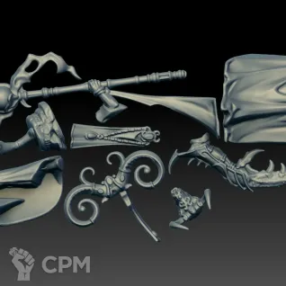 Описание картинки Shardspeaker of Slaanesh (Scan) от AxeL's Forge по цене 200руб | Свободный Рынок Миниатюр - СРМ