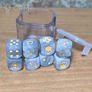 Описание картинки Кубики Номадов (Ash Waste Nomads Dice) от Salamandra по цене 3 000руб | Свободный Рынок Миниатюр - СРМ