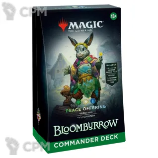 Описание картинки Колода Commander - Peace Offering Magic: The Gathering Bloomburrow на английском языке от Дауран по цене 5 500руб | Свободный Рынок Миниатюр - СРМ
