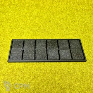 Описание картинки Movement tray для квадратных баз 25х25мм 6х2 от Миниатюры и фигурки по цене 140руб | Свободный Рынок Миниатюр - СРМ