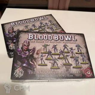 Описание картинки Blood Bowl Dark Elves от Hoberto по цене 3 500руб | Свободный Рынок Миниатюр - СРМ