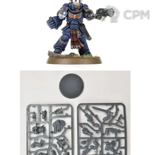 Описание картинки Lieutenant Power Fist Plasma от Svarden по цене 2 950руб | Свободный Рынок Миниатюр - СРМ