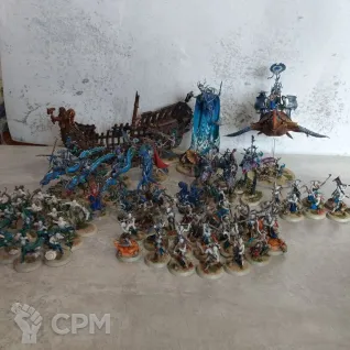 Описание картинки Армия Idoneth Deepkin от Archibaldus по цене 50 000руб | Свободный Рынок Миниатюр - СРМ