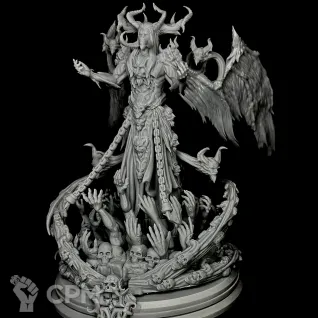 Описание картинки Белиал 170мм от R.E.print по цене 1 000руб | Свободный Рынок Миниатюр - СРМ
