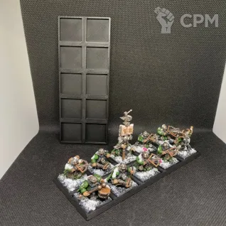Описание картинки Modular Movement Trays 5x2 25mm от Хитрый гретчин  по цене 400руб | Свободный Рынок Миниатюр - СРМ