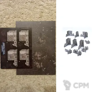 Описание картинки Террейн и поле Kill Team Starter Set (ориг) от Кооператив Миниатюр по цене 2 750руб | Свободный Рынок Миниатюр - СРМ