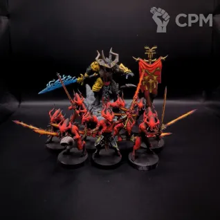 Описание картинки bloodletters + belakor от GOSThammer по цене 4 500руб | Свободный Рынок Миниатюр - СРМ