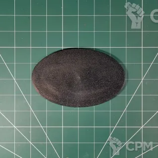 Описание картинки Oval Base 170x105 mm Подставка овальная пластик от Vault Boy по цене 248руб | Свободный Рынок Миниатюр - СРМ