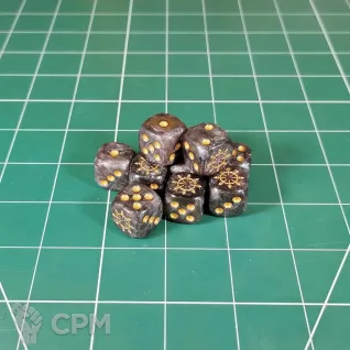 Описание картинки Custom Chaos Dice x10 от Vault Boy по цене 1 298руб | Свободный Рынок Миниатюр - СРМ
