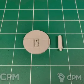 Описание картинки Legions Imperialis 40 mm Round Flying Base от Vault Boy по цене 98руб | Свободный Рынок Миниатюр - СРМ