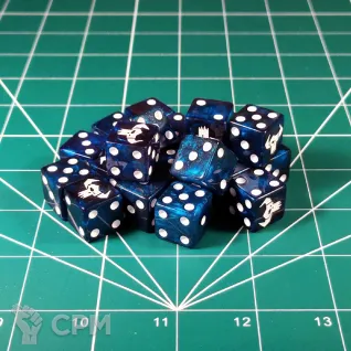 Описание картинки Orks Dice 16mm x20 от Vault Boy по цене 2 998руб | Свободный Рынок Миниатюр - СРМ