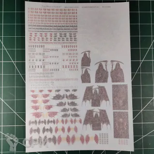 Описание картинки Night Lords Legion Transfer Sheet Декали Оригинал GW от Vault Boy по цене 5 298руб | Свободный Рынок Миниатюр - СРМ