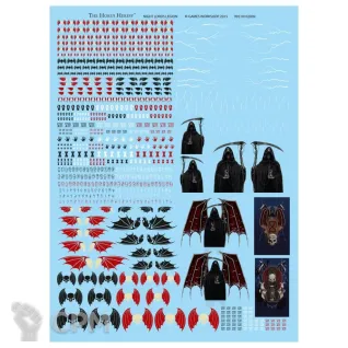 Описание картинки Night Lords Legion Transfer Sheet Декали Оригинал GW от Vault Boy по цене 5 298руб | Свободный Рынок Миниатюр - СРМ
