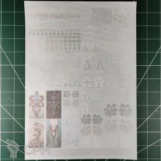 Описание картинки Alpha Legion Transfer Sheet Декали Оригинал GW от Vault Boy по цене 5 298руб | Свободный Рынок Миниатюр - СРМ