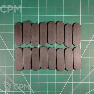 Описание картинки Bike Bases 70x25 mm Oval Bases Подставка пилюля x16 от Vault Boy по цене 498руб | Свободный Рынок Миниатюр - СРМ