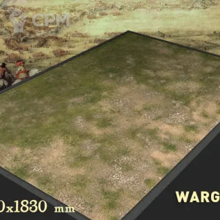 Описание картинки Игровое поле "Трава/песок" bm016 6'х4' от WargamePrint по цене 3 450руб | Свободный Рынок Миниатюр - СРМ