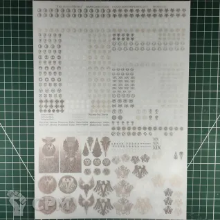 Описание картинки Raven Guard Legion Transfer Sheet Декали Оригинал GW от Vault Boy по цене 5 298руб | Свободный Рынок Миниатюр - СРМ