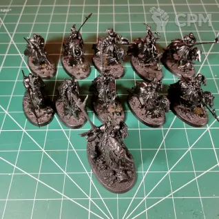 Описание картинки Soulblight Gravelords Wight King and Black Knights/Barrow Knights x10 от Каджит по цене 13 998руб | Свободный Рынок Миниатюр - СРМ