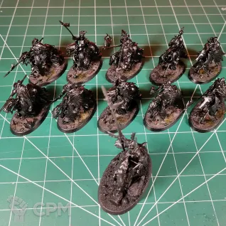 Описание картинки Soulblight Gravelords Wight King and Black Knights/Barrow Knights x10 от Каджит по цене 13 998руб | Свободный Рынок Миниатюр - СРМ