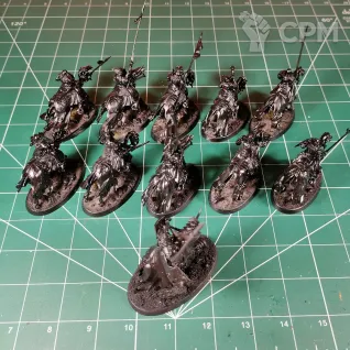 Описание картинки Soulblight Gravelords Wight King and Black Knights/Barrow Knights x10 от Каджит по цене 13 998руб | Свободный Рынок Миниатюр - СРМ