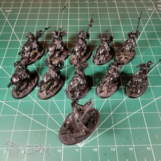 Описание картинки Soulblight Gravelords Wight King and Black Knights/Barrow Knights x10 от Каджит по цене 13 998руб | Свободный Рынок Миниатюр - СРМ