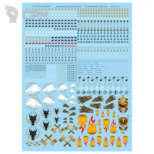 Описание картинки Salamanders Legion Transfer Sheet Декали Оригинал GW от Vault Boy по цене 5 298руб | Свободный Рынок Миниатюр - СРМ